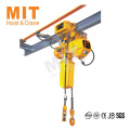 Special design for limit space 1t electric chain hoist with low headroom